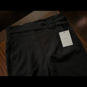 KanCan Jolie Cropped Skinny Pant - Black - M